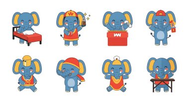 Şirin küçük fil seti