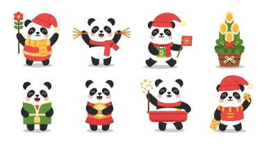 Çince yeni yıl çizgi film karakterleri.