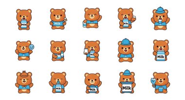 Mavi ayıcık kostümlü ayı..