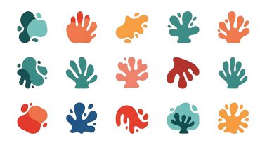 El boyası vektör çizimi seti