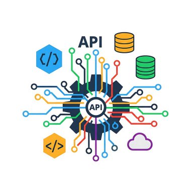 Programlama dilinin vektör illüstrasyonu
