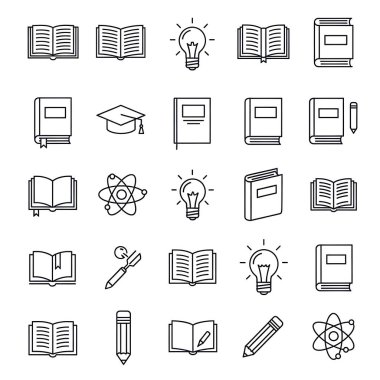 Eğitim simgeleri kümesi