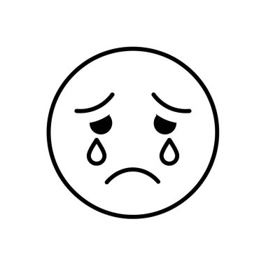 üzgün yüz simgesi, satır biçimi