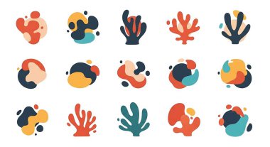 Elle çizilmiş karalama şekilleri.