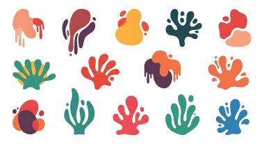 Çiçeklerle soyut renkli arkaplanın vektör çizimi