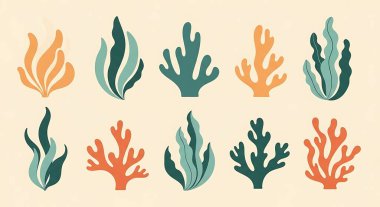 Deniz bitkileri seti