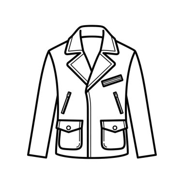 Ceket simgesi, taslak biçimi