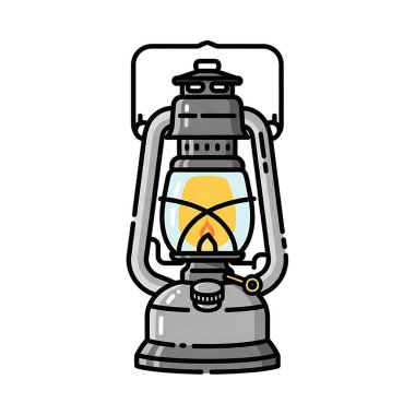 izole fener çizgi film tasarımı