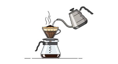 kahve makinesi kahve ile