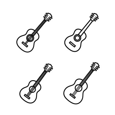 vektör gitar simgesi belirlendi