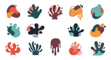 insan eli, kalbi, insan simgelerinden oluşan vektör kümesi.