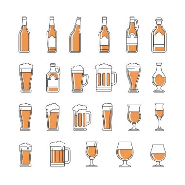 bira cam set simgeleri