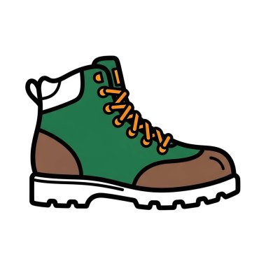 Çizgi film çizimleri kış ayakkabıları