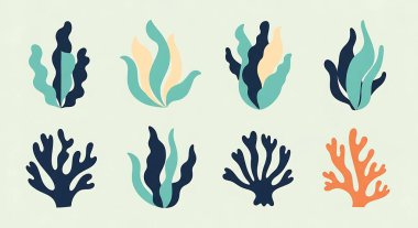 Deniz yaşamı mercan vektör çizimi, deniz yaşamı, deniz yaşamı, mercan, deniz altı, deniz altı, deniz yaşamı.