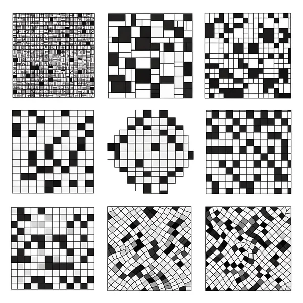 soyut geometrik desen bir dizi
