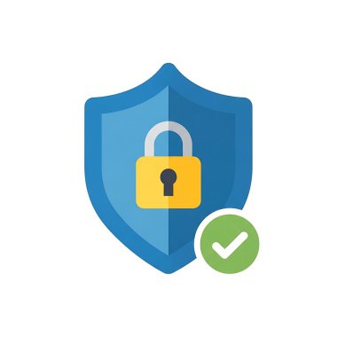 kalkan vektörü düz renk simgesi