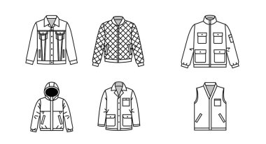 Giysi ve giysi ikonunun vektör tasarımı. giysi ve bere stok vektör illüstrasyonu koleksiyonu.