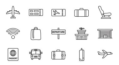 Seyahat ve Turizm simgeler kümesi