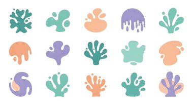 Deniz hayvanları simgeler kümesi