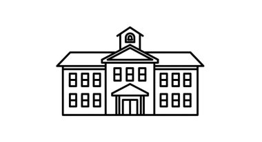 Üniversite vektör tasarım şablonu