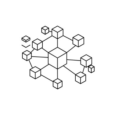 Bir bulmacanın vektör çizimi.