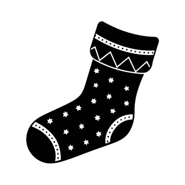 Yılbaşı çorabı yaratıcı sanat