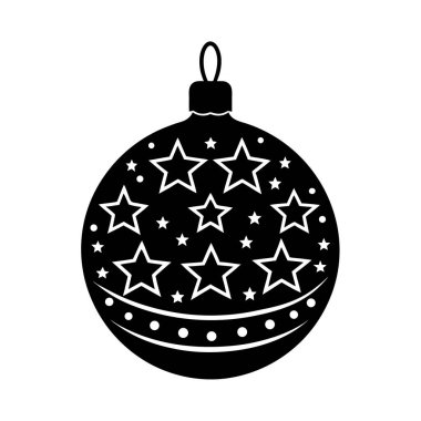 Noel ağacı süsleme vektörü