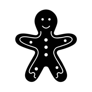  Dondurulmuş zencefilli kurabiye vektörü.