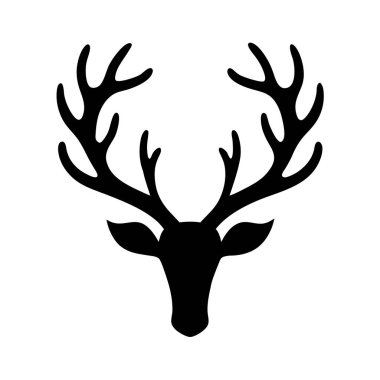 Ren geyiği boynuzları vektör dosyası sanatı