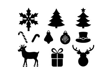 rasterize edilmiş Noel simgesi oluşturulmuş