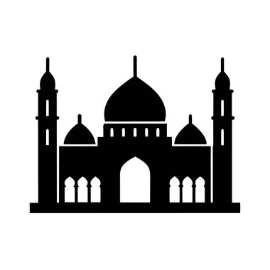 Büyük-camii-niamey-vektör-siluet