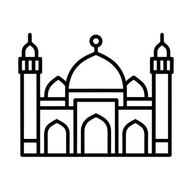 niamey-grand-camii-outline-simgesi-