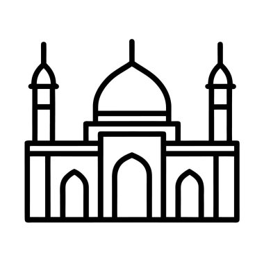 niger-grand-mosque-linear-symbol---minimal-