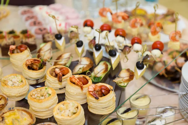 Snacks Desserts Banquet — Photo