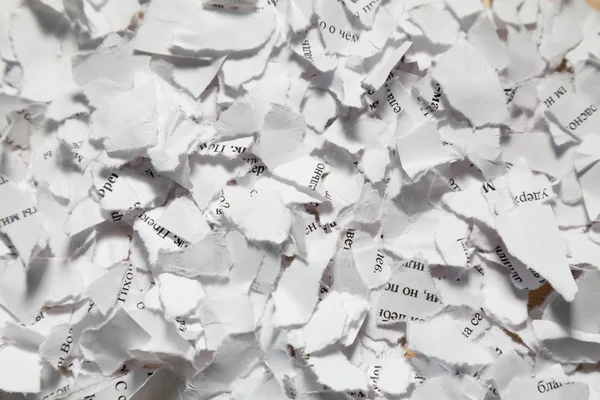 Scraps White Paper Text — Stock Photo, Image