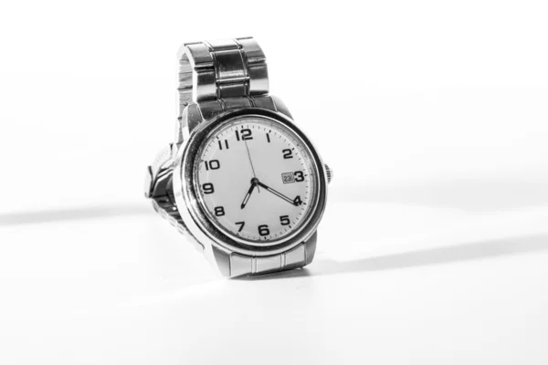Mens grey watch — Stock Photo, Image