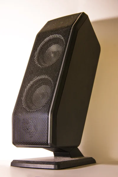 Oude stoffige speaker — Stockfoto