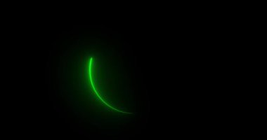 Yeşil ekran üzerinde dönen parlak ışık efektiyle sıvı cam çember animasyonu. Cam çember başlık ve metin için mükemmel. Çember Sıvı Cam metin kutusu canlandırması
