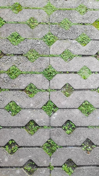 close-up photo of a floor made of strong paving blocks and natural stone