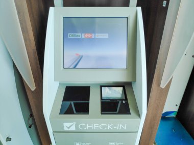 Havaalanı terminali Kertajati West Java 'daki Citilink ve AirAsia' da 10 Temmuz 2025 Citilink ve AirAsia havaalanı terminali Kertajati West Java 10 Temmuz 2025