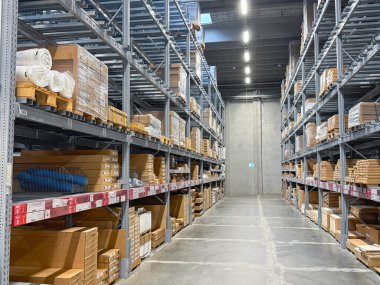 IKEA ticari depo iç dağıtım lojistiği, Kopenhag, Danimarka, 26 Ocak 2026