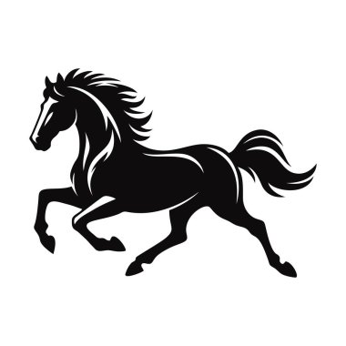 at logosu vektör çizimi şablonu