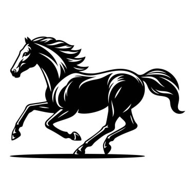 at logosu vektör çizimi şablonu