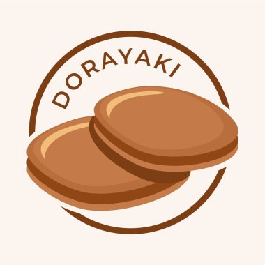 Dorayaki logo vektörü. Harf tasarımı