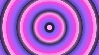 Soyut Neon Halka Derinliği Etkisi Canlı Radyal Parıltısı