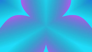 Temiz Düz Akış ile Modern Asgari Mavi Geometri