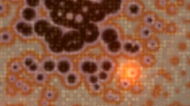 Renkli çember ve çizgilerle soyut arkaplan