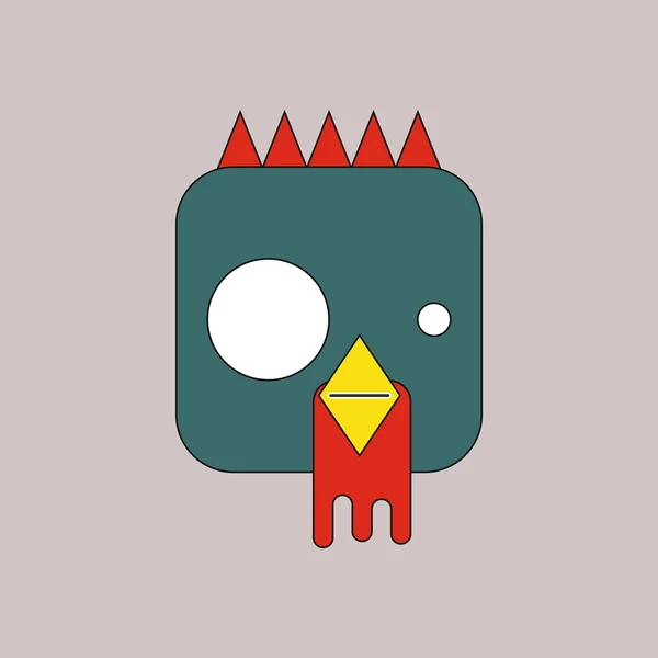 Şık arka plan Türkiye'nin başındaki hayvanlar vektör çizim