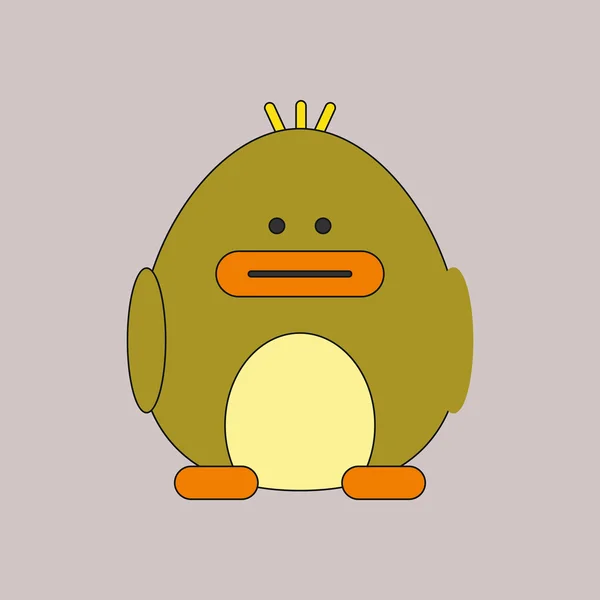 Şık arka plan civciv bebek hayvanlara vektör çizim