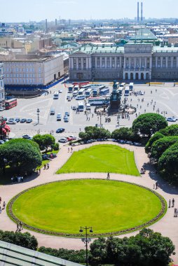 St. Isaac's Katedrali manzaralı görünüm